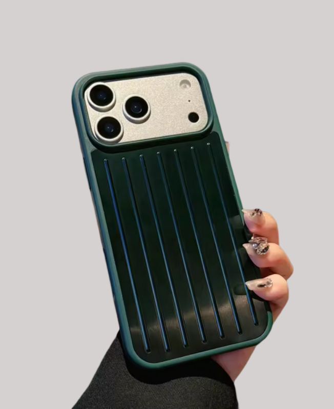 Veluxes Premium Aluminium Anti-Drop Case Silber