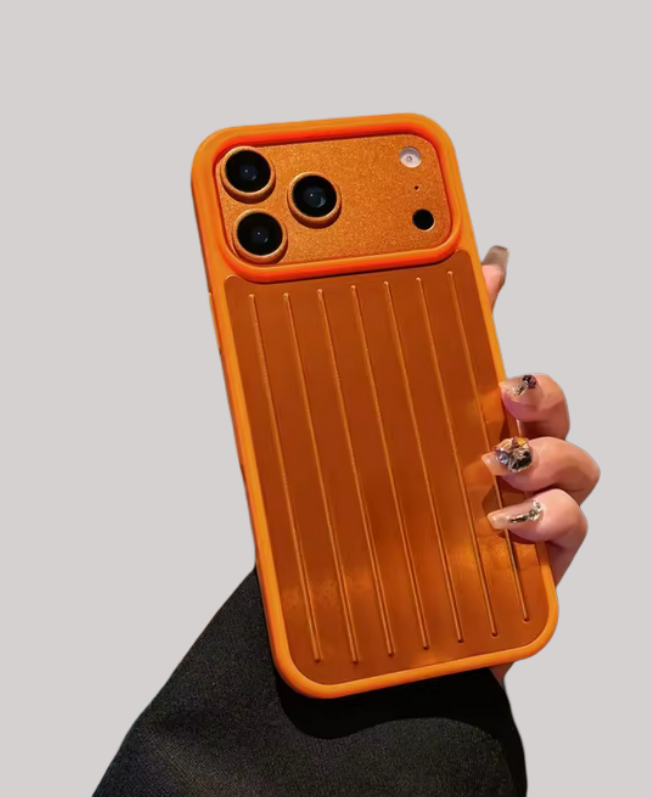 Veluxes Premium Aluminium Anti-Drop Case Silber