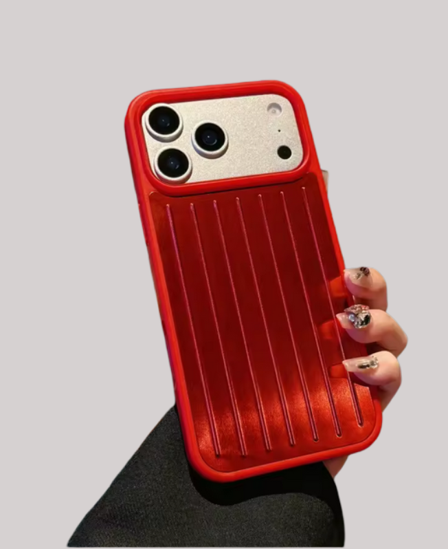 Veluxes Premium Aluminium Anti-Drop Case Silber