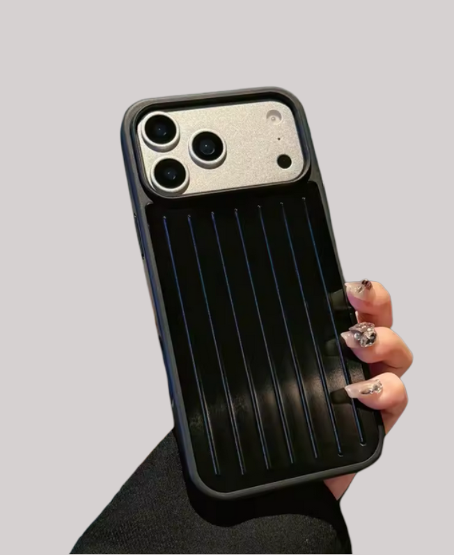 Veluxes Premium Aluminium Anti-Drop Case Silber